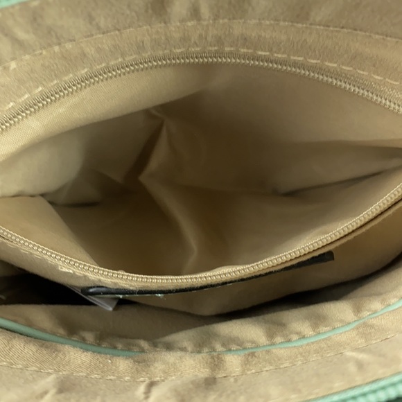 NWOT: MELLOW WORLD Blue/Green PETA-Approved VEGAN Shoulder/Crossbody Bag - Picture 13 of 17